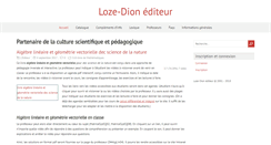 Desktop Screenshot of lozedion.com